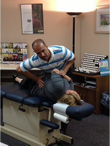image of chiropractic adjustment